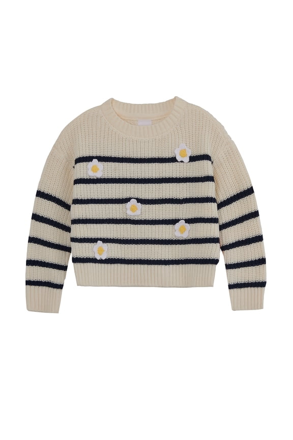 Girls Embellished Sweater, Sizes 4-18 & Plus