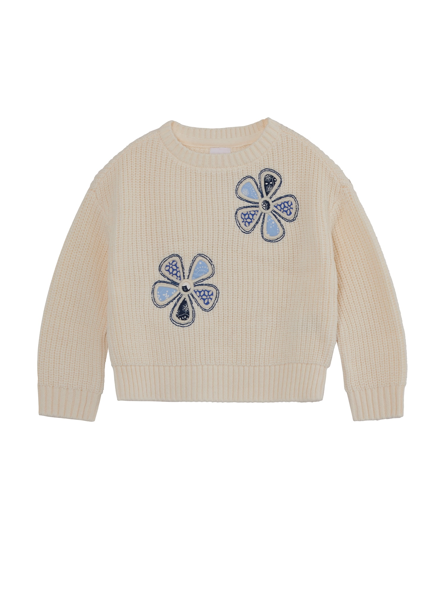 Wonder Nation Girls Embellished Sweater, Sizes 4-18 & Plus