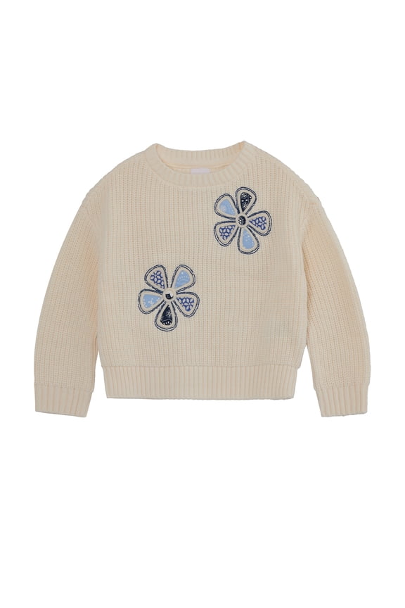Girls Embellished Sweater, Sizes 4-18 & Plus