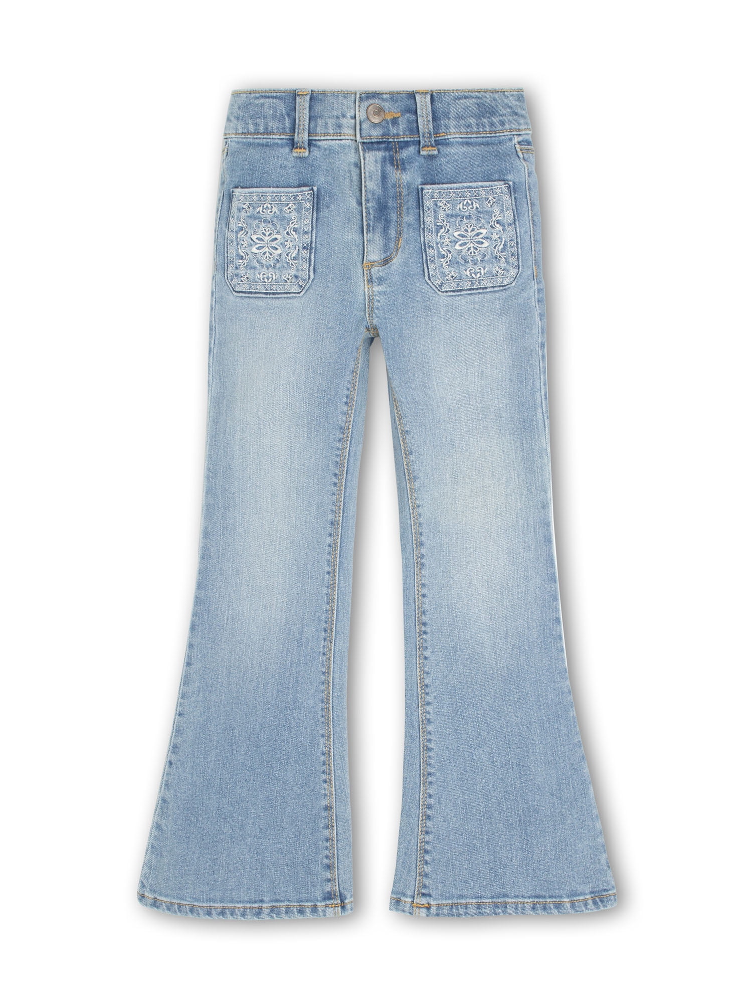 Wonder Nation Girls Flare Jeans, Sizes 5-18