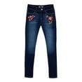 thumbnail image 1 of Wonder Nation Girls Embroidered Pull-on Jeggings, Sizes 4-18 & Plus, 1 of 2