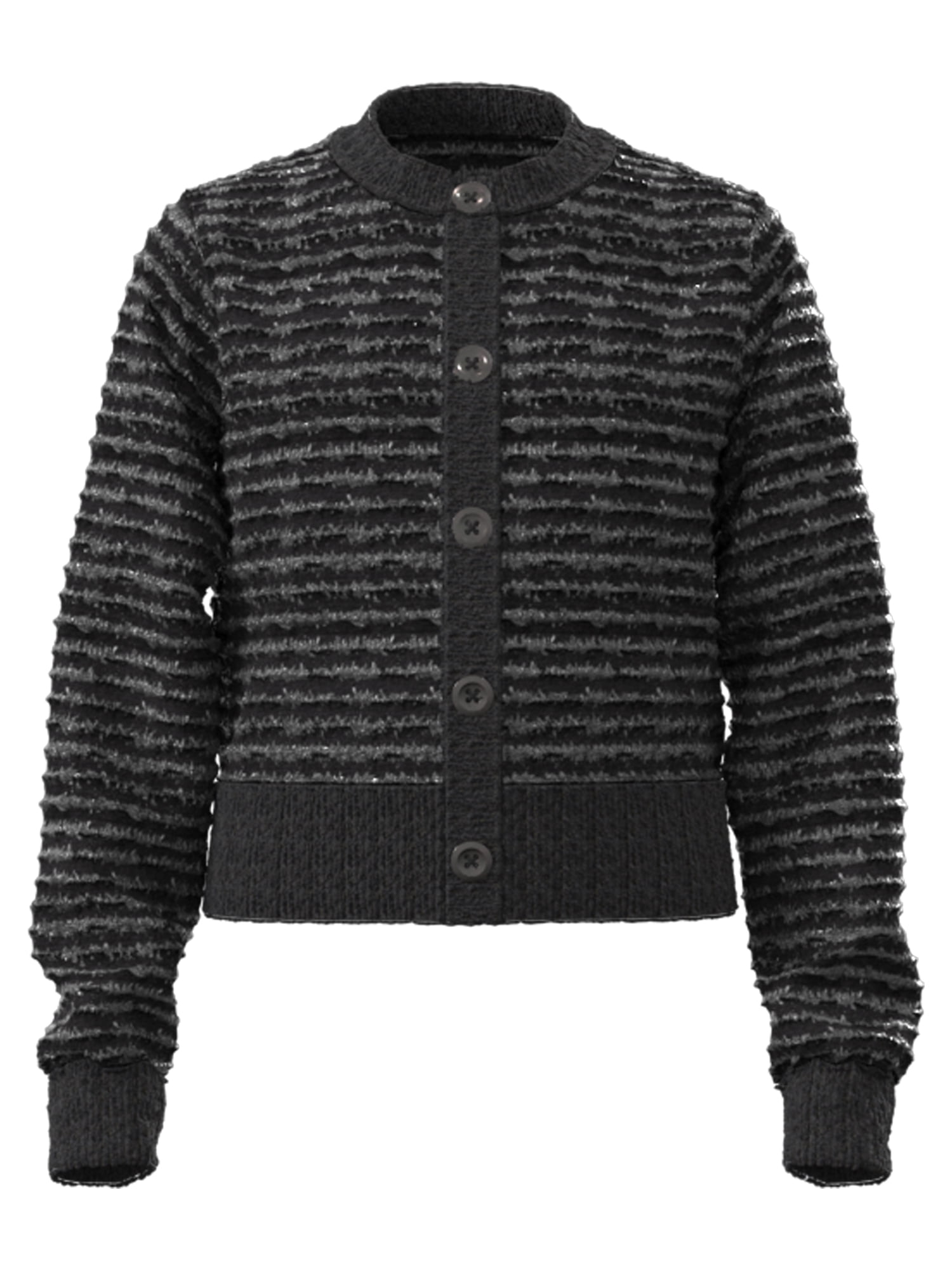Wonder Nation Girls Eyelash Sweater Cardigan, Size 4-18 & Plus