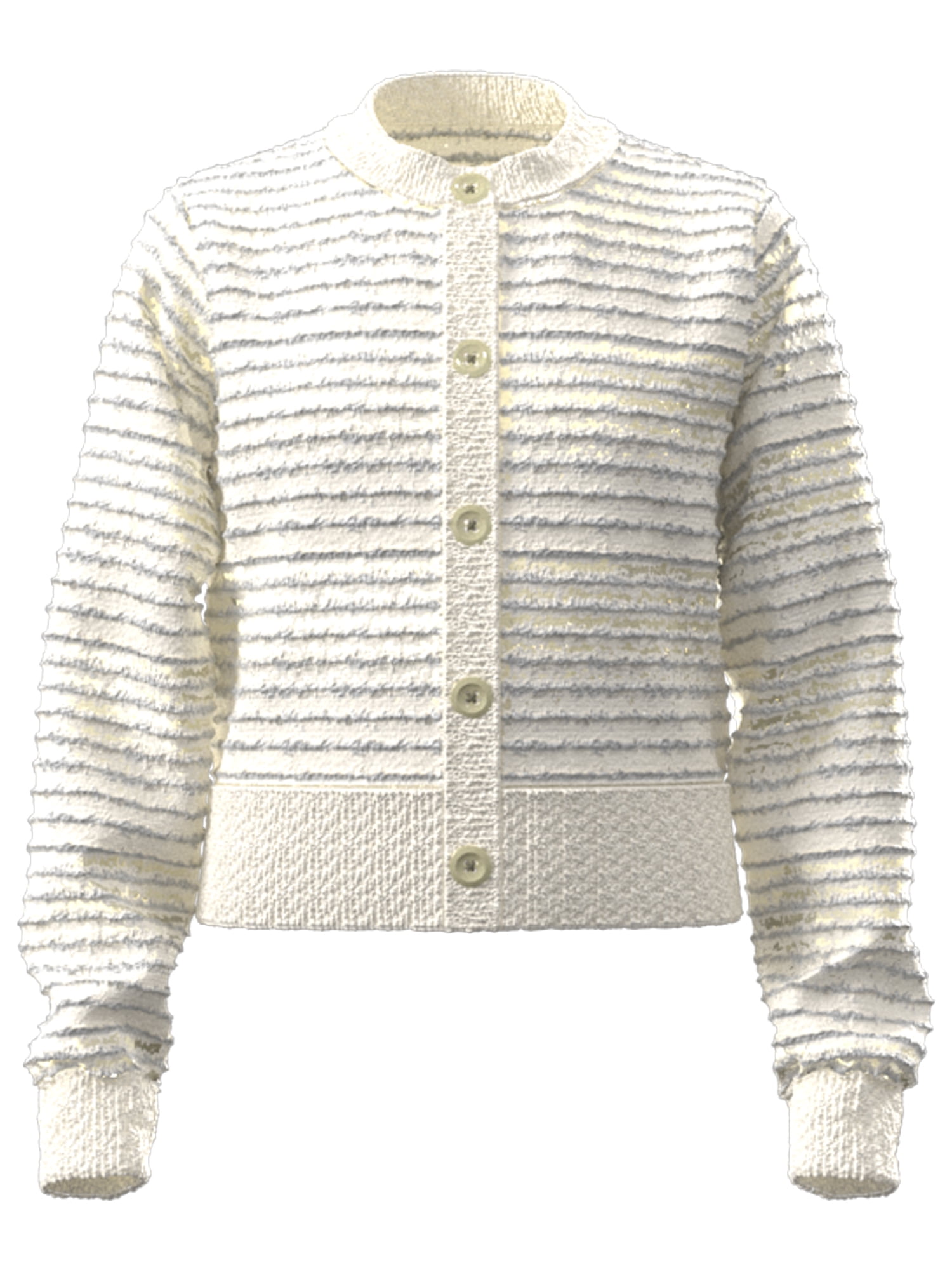 Wonder Nation Girls Eyelash Sweater Cardigan, Size 4-18 & Plus