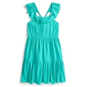 Wonder Nation Girls Eyelet Dress, Sizes XS- XLP