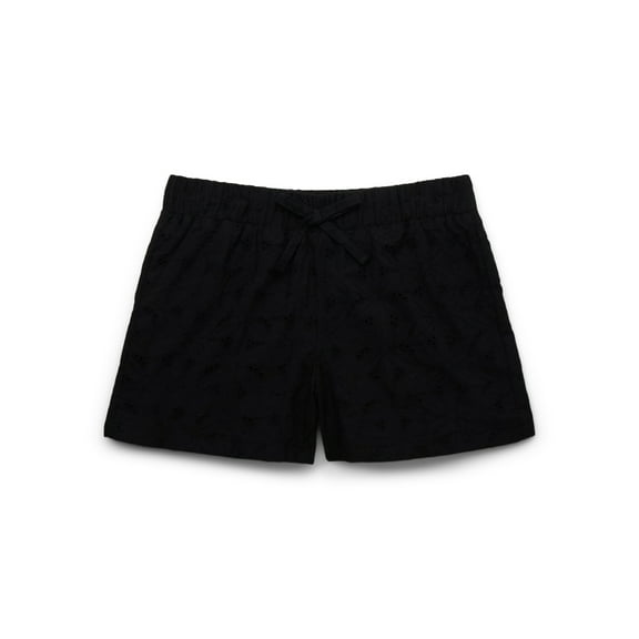 Wonder Nation Girls Eyelet Shorts, Sizes 4-18 & Plus
