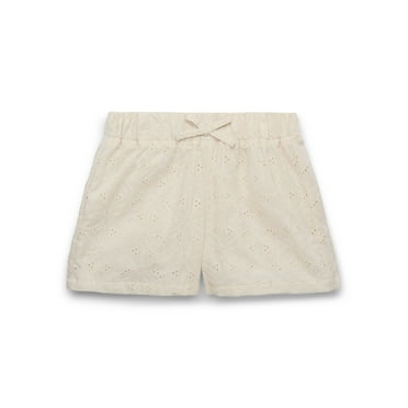 Wonder Nation Girls Eyelet Shorts, Sizes 4-18 & Plus