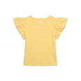 thumbnail image 1 of Wonder Nation Girls Eyelet Sleeve Top, Sizes 4-18 & Plus, 1 of 3