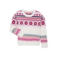 thumbnail image 1 of Wonder Nation Girls Fair Isle Sweater, Sizes 4-18 & Plus, 1 of 5