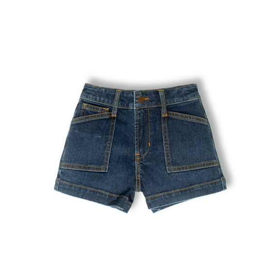 Wonder Nation Girls Fashion Denim Shorts, Size 5-18