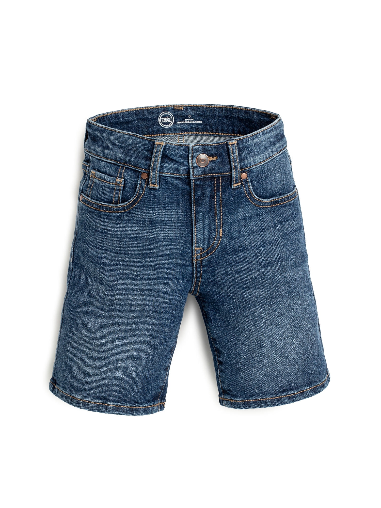 Wonder Nation Girls Fashion Denim Shorts, Sizes 5-18