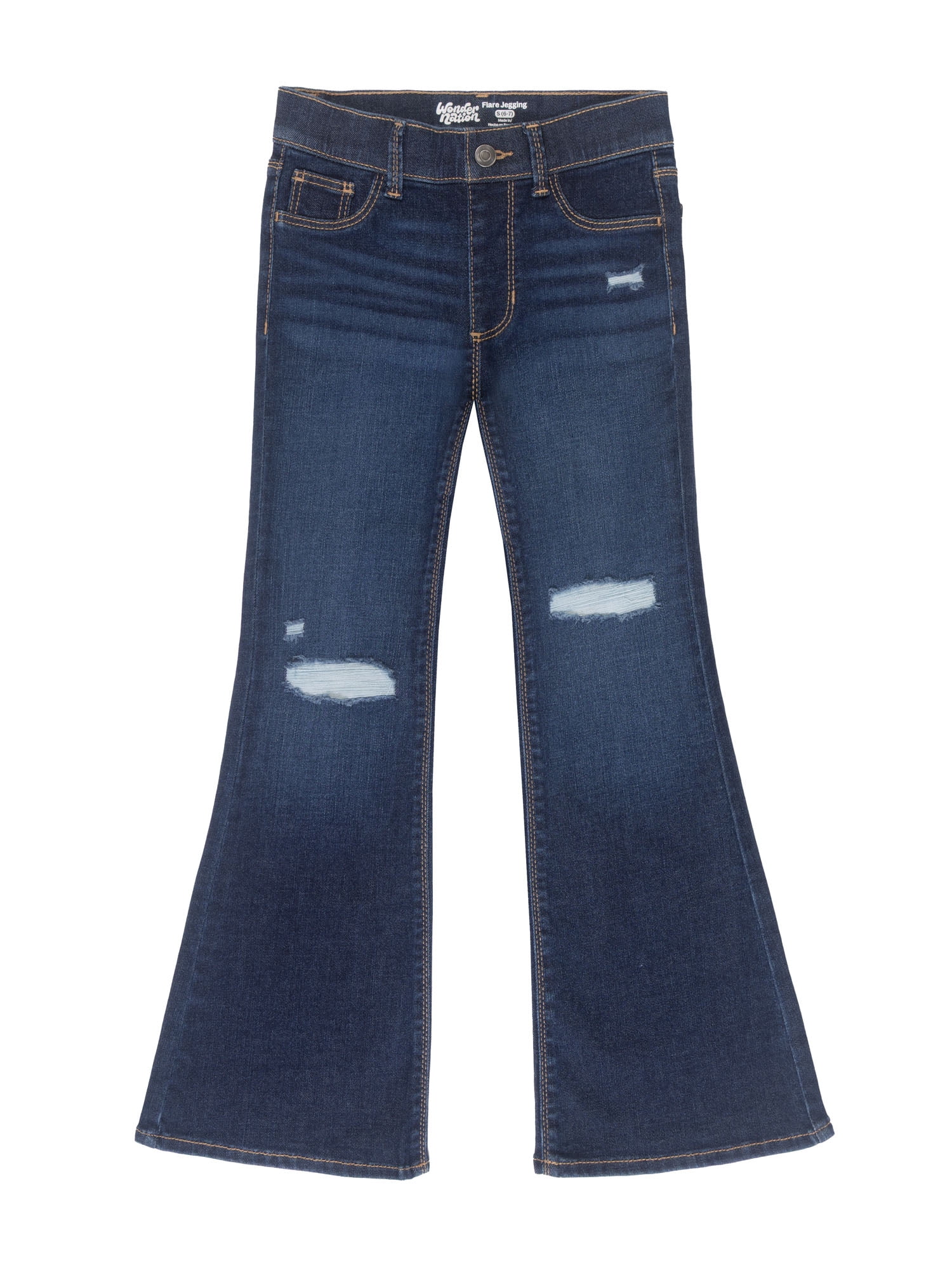 Wonder Nation Girls Fashion Flare Jegging, Sizes 4-18 & Plus