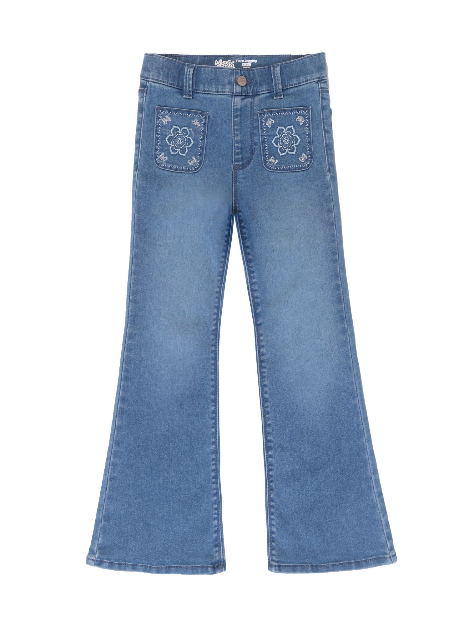 Wonder Nation Girls Fashion Flare Jegging, Sizes 4-18 & Plus