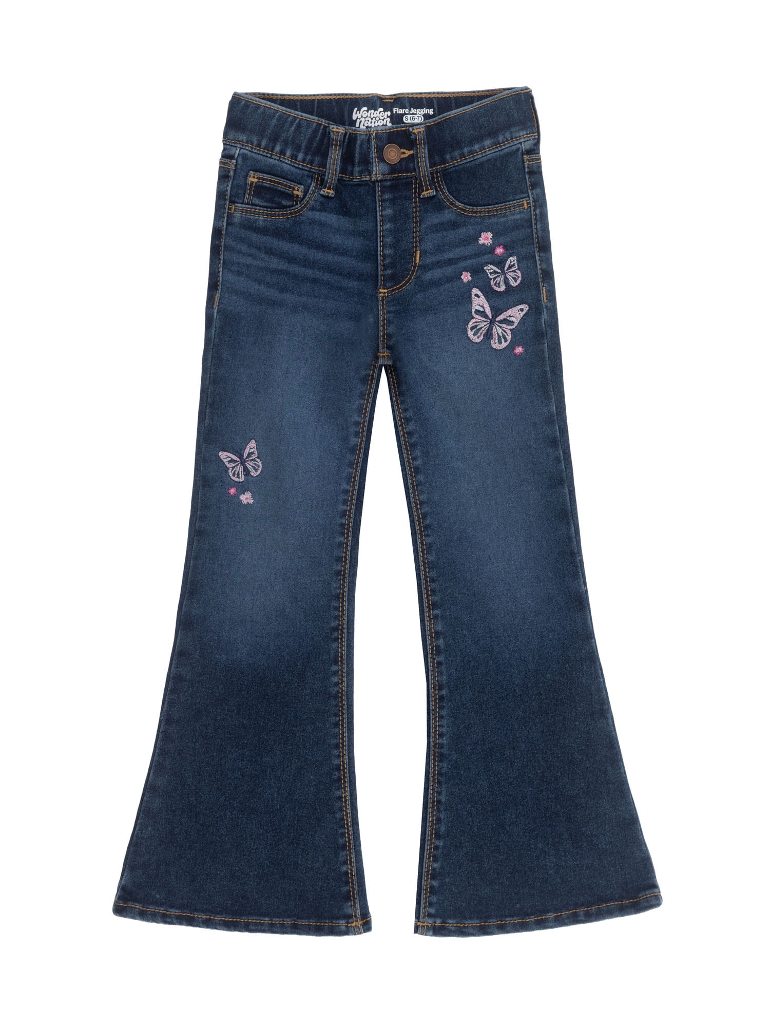 Wonder Nation Girls Fashion Flare Jegging, Sizes 4-18 & Plus