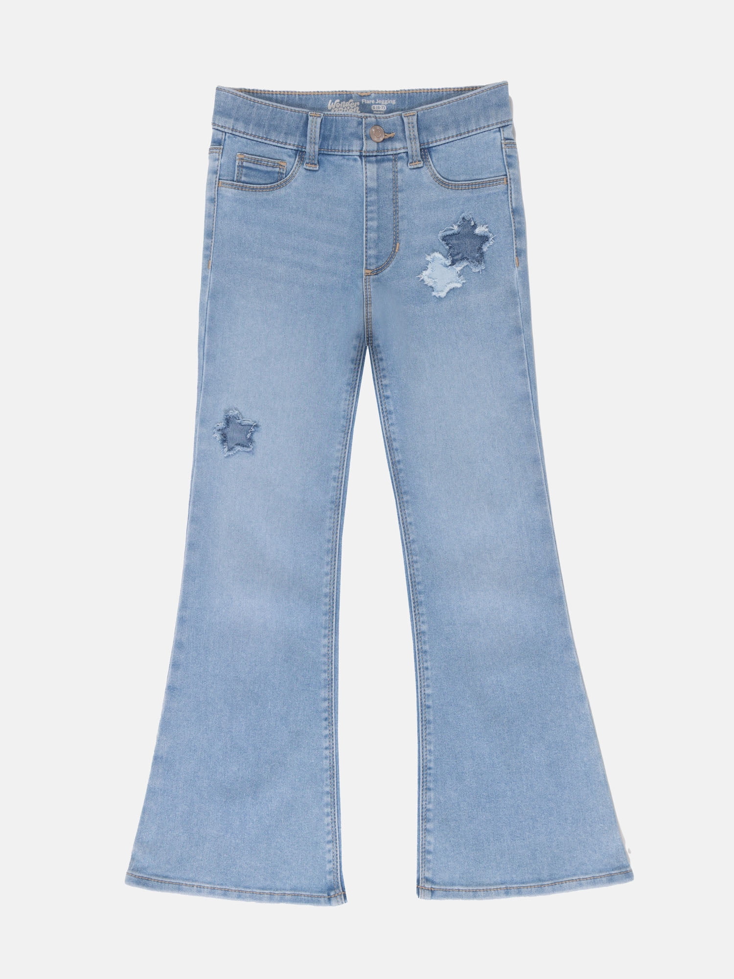 Wonder Nation Girls Flare Leg Jeggings, Sizes 4-18