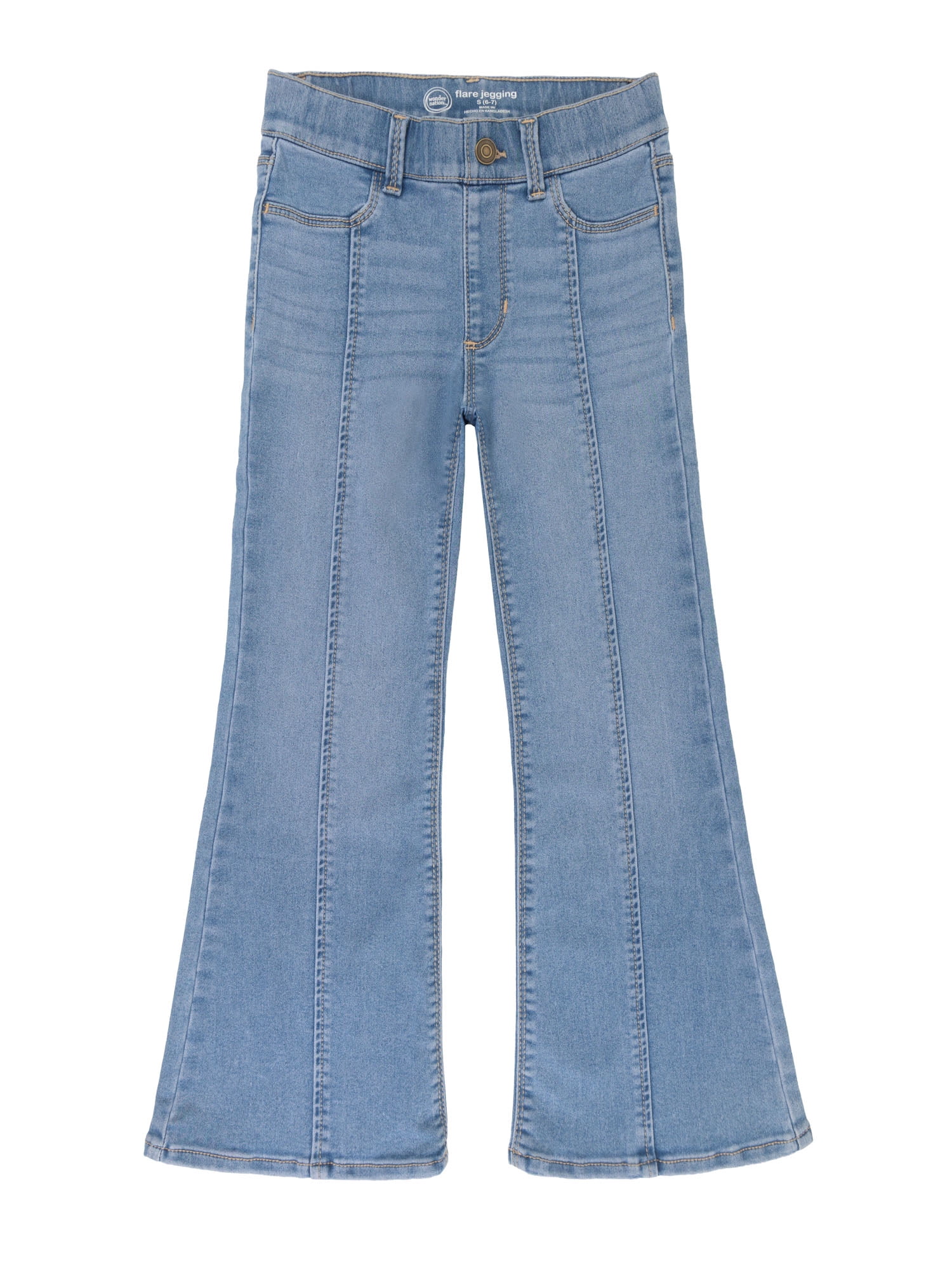 Wonder Nation Girls Fashion Flare Jegging, Sizes 4-18 & Plus