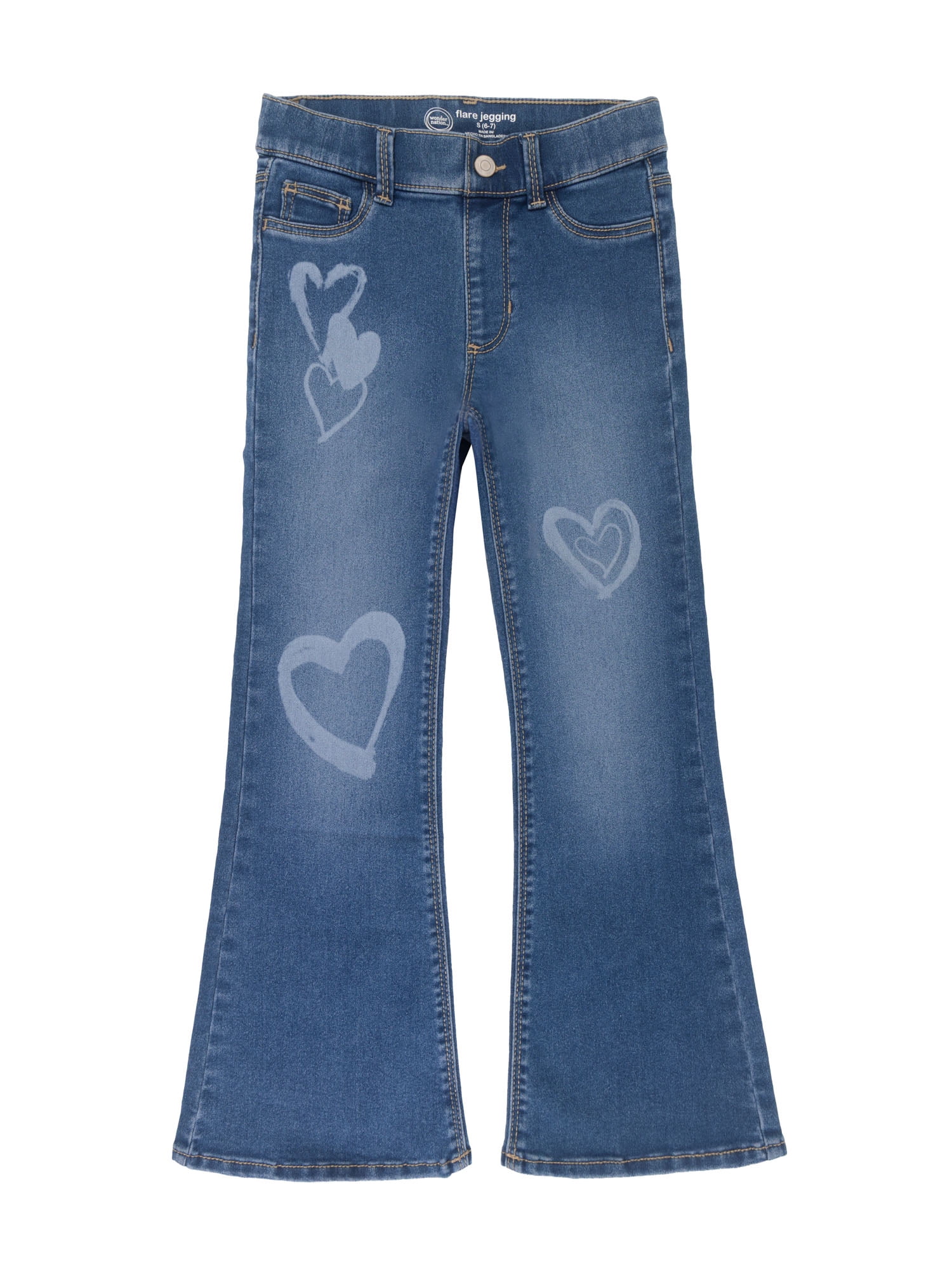 Wonder Nation Girls Fashion Flare Jegging, Sizes 4-18 & Plus
