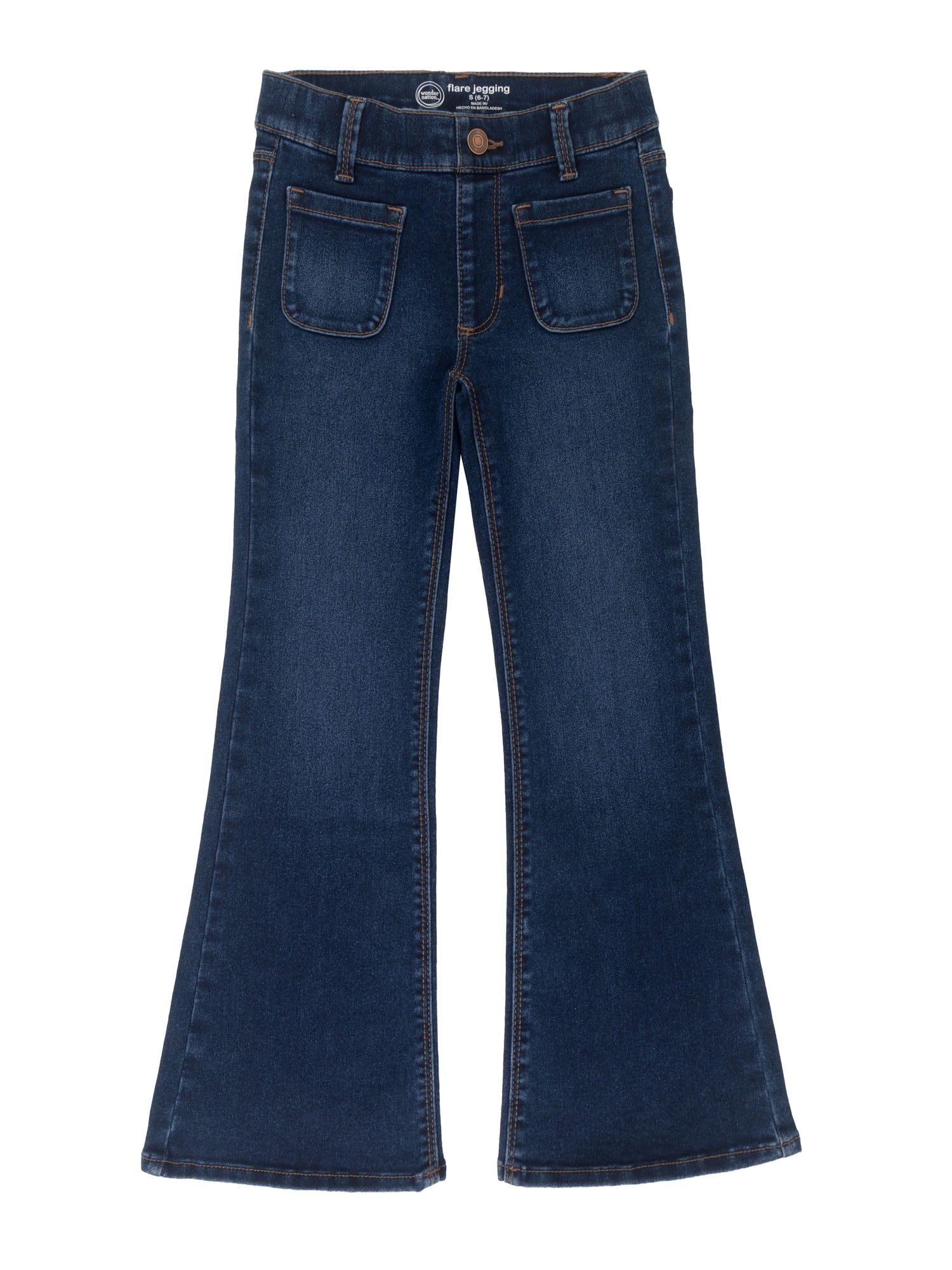 Wonder Nation Girls Fashion Flare Jegging, Sizes 4-18 & Plus