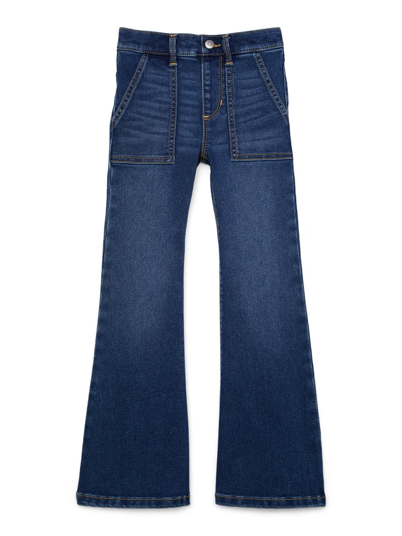 Wonder Nation Girls Flare Jeggings - Sizes 4-18 - Walmart.com