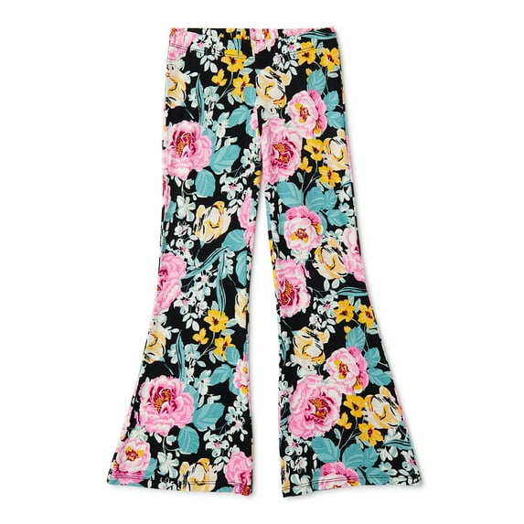 Wonder Nation Girls Fashion Flare Pants, Sizes 4-18 & Plus