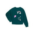thumbnail image 1 of Wonder Nation Girls Graphic Print Sweatshirt, Sizes 4-18 & Plus, 1 of 2