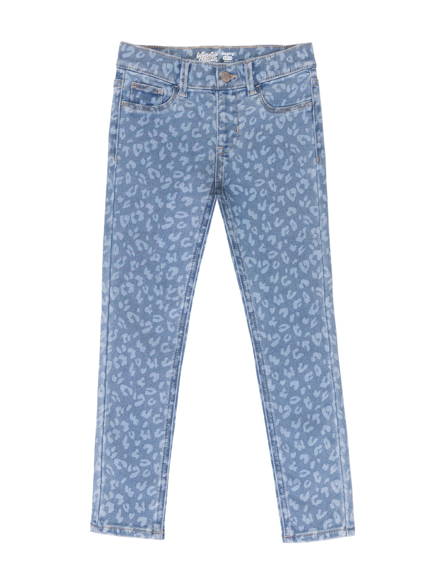Wonder Nation Girls Fashion Skinny Jegging, Sizes 4-18 & Plus