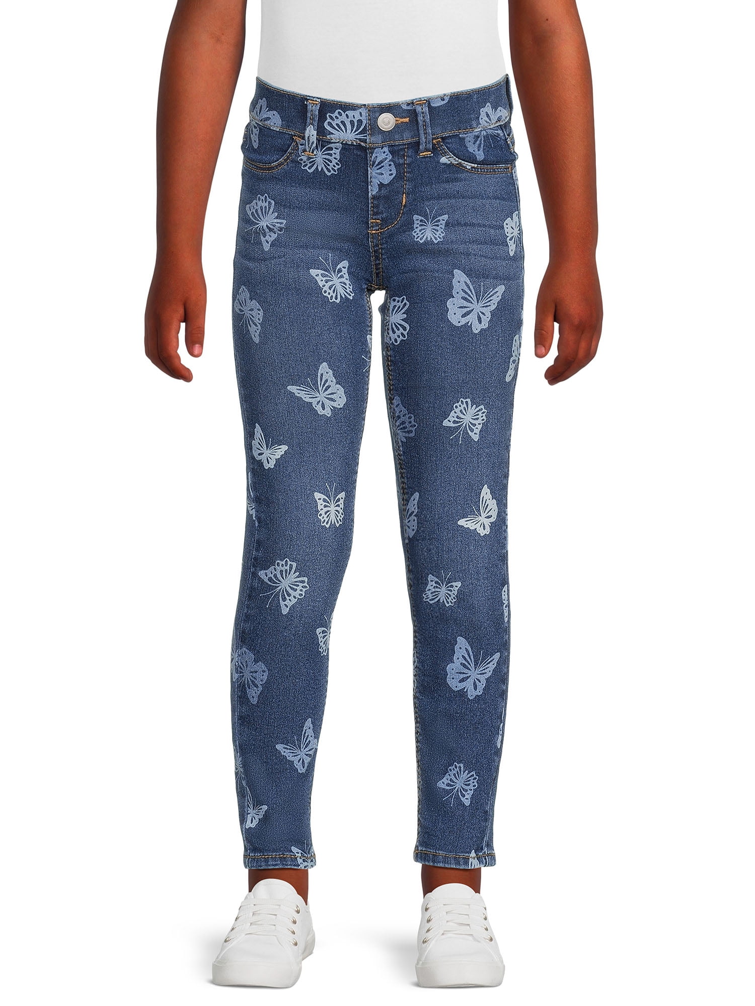 Blue jean leggings walmart sales