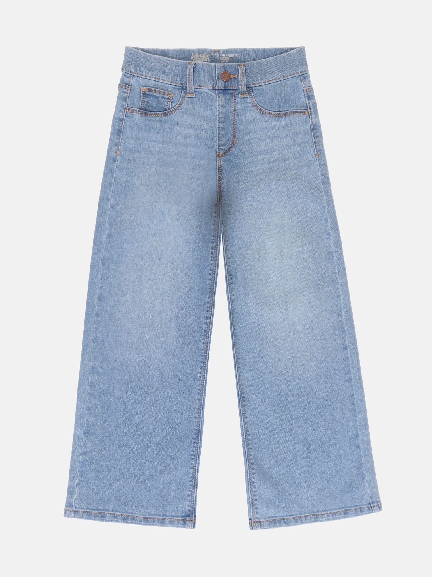 Wonder Nation Girls Wide Leg Jeggings, Sizes 4-18 & Plus
