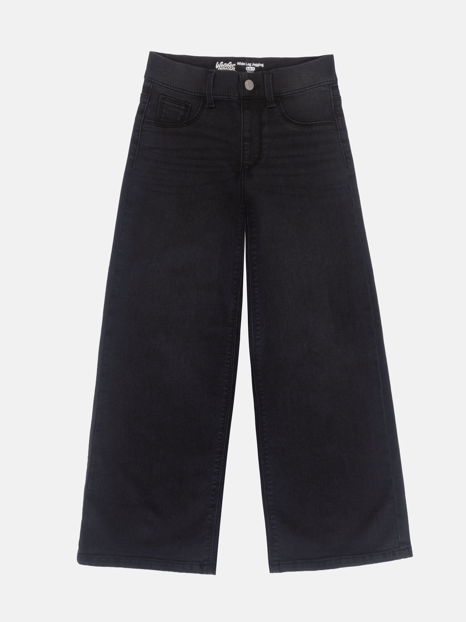 Wonder Nation Girls Wide Leg Jeggings, Sizes 4-18 & Plus