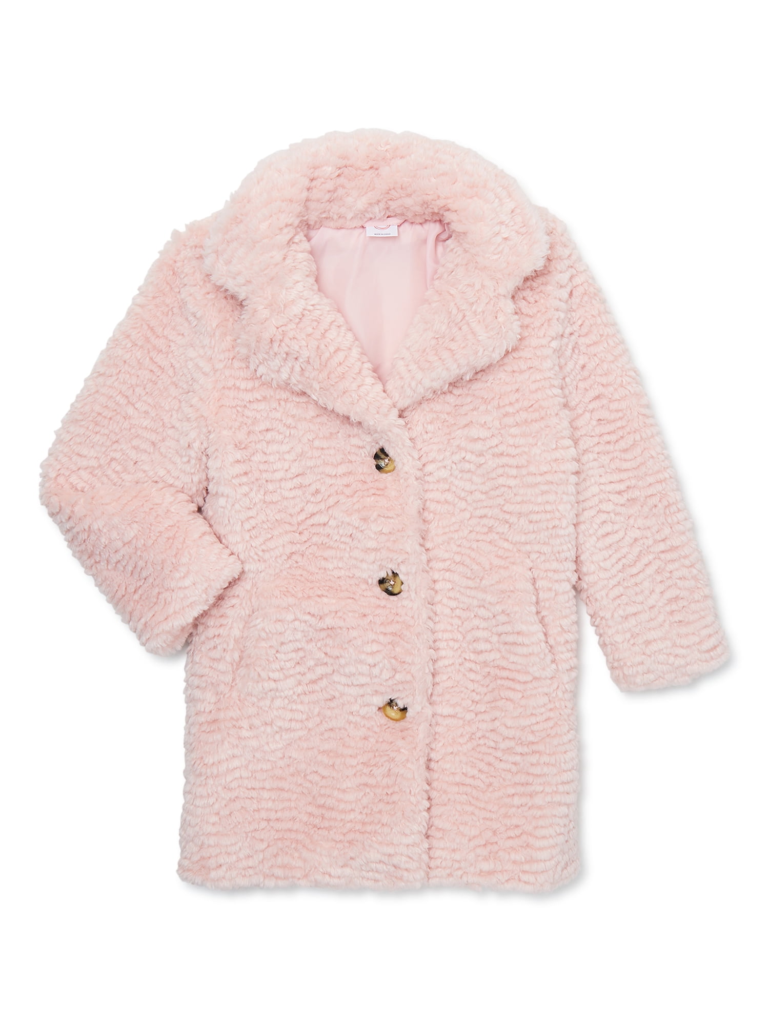 Girls shop shearling coat
