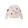 thumbnail image 1 of Wonder Nation Girls Feather Sweater, Sizes 4-18, 1 of 5