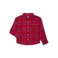 thumbnail image 1 of Wonder Nation Long Sleeve Flannel Top, Sizes 4-18 & Plus, 1 of 3