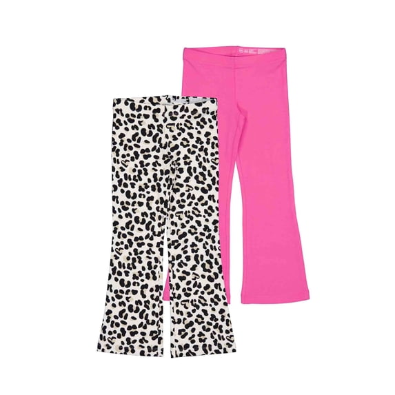 Wonder Nation Girls Flare Legging, 2-Pack, Sizes 4-18 & Plus