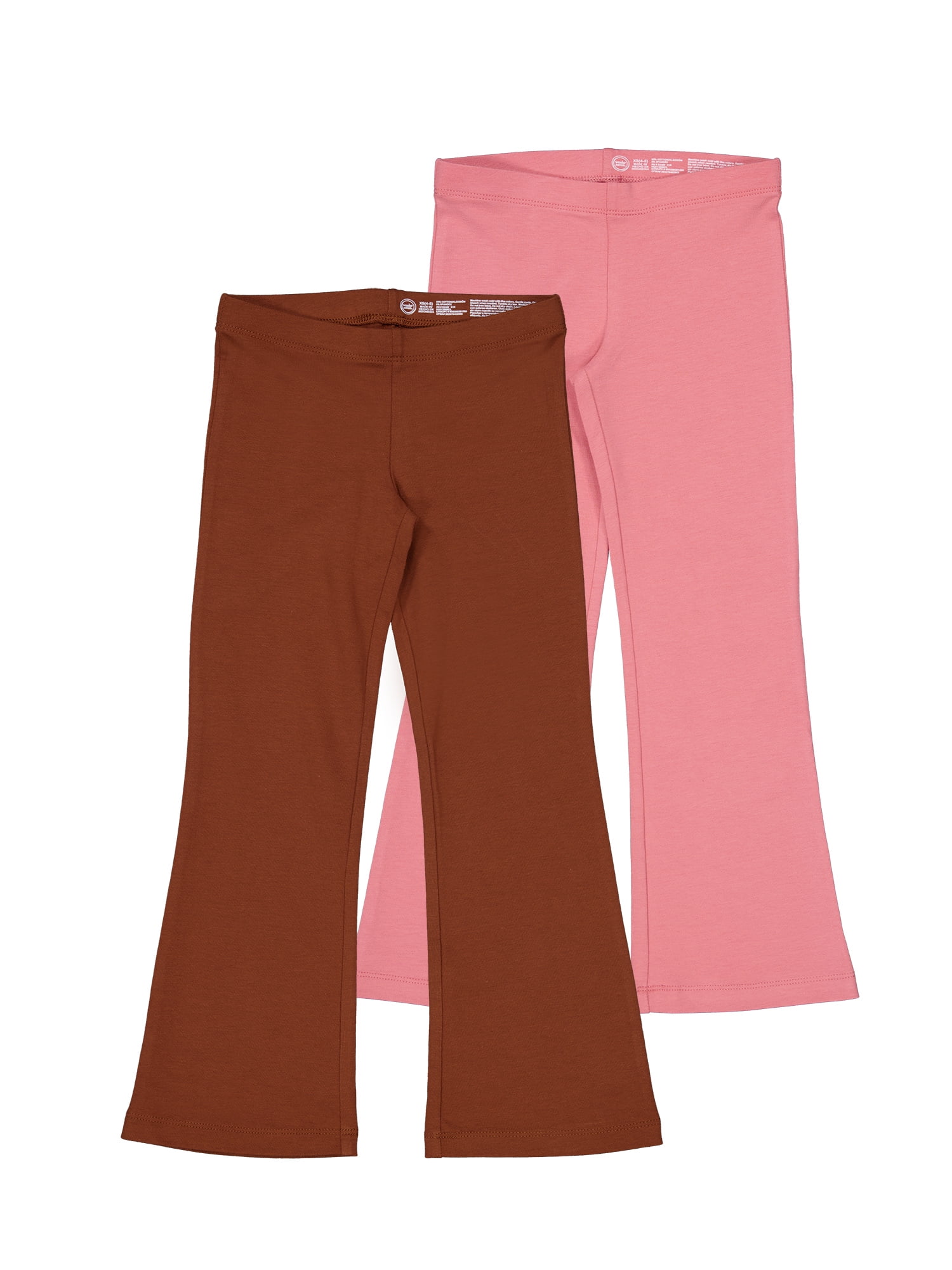 Wonder Nation Girls Flare Legging, 2-Pack, Sizes 4-18 & Plus