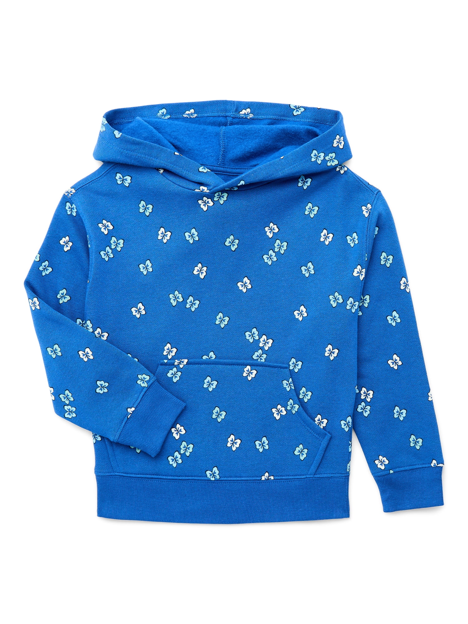 Girls Long Sleeve Fleece Graphic Hoodie, Sizes 4-18 & Plus