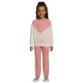thumbnail image 1 of Wonder Nation Girls Fleece Pullover Top and Joggers Set, 2-Piece, Sizes 4-18 & Plus, 1 of 5