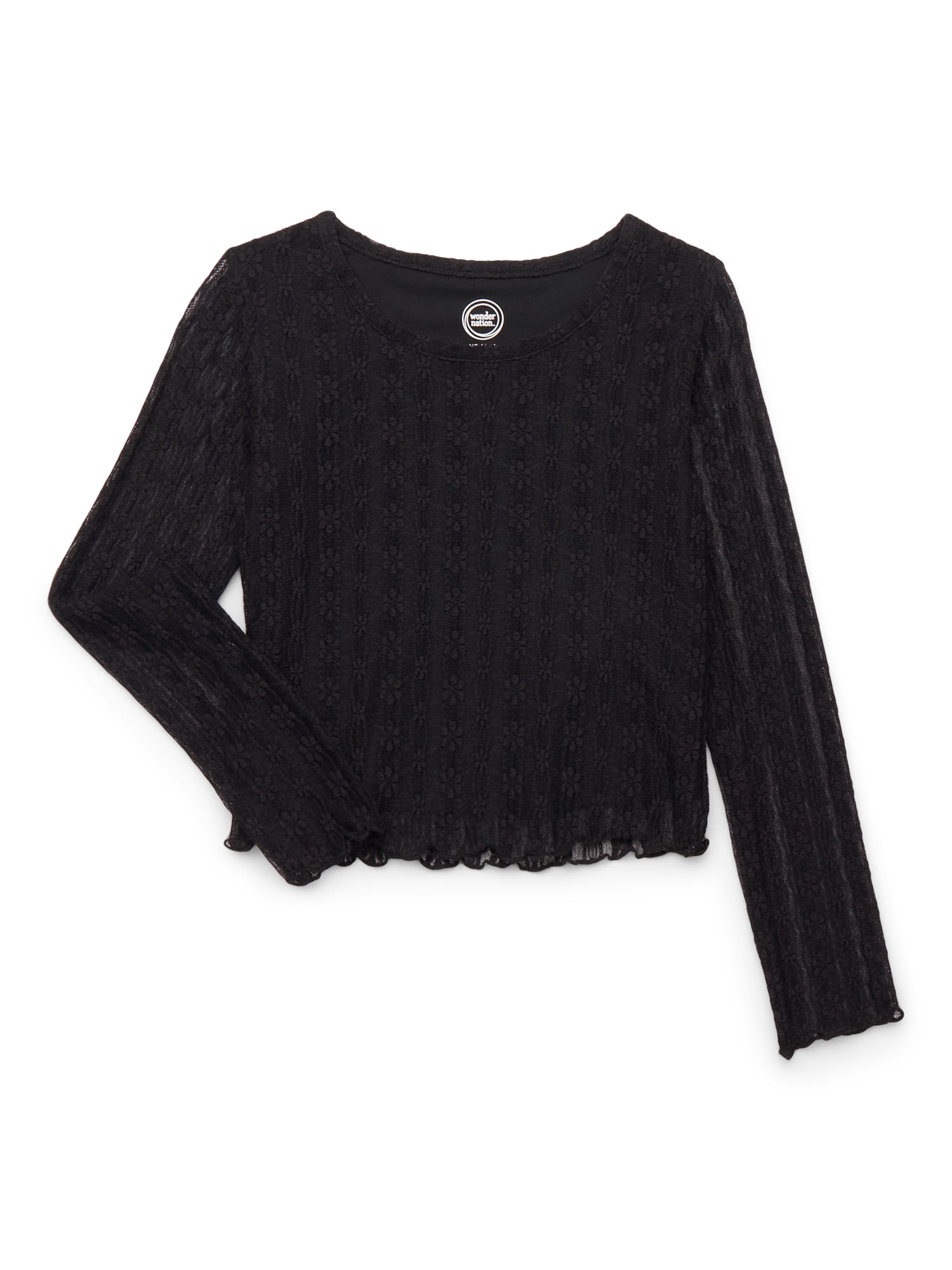 【WONDER WONDER】Newty String Layered Slim Long Sleeve Tee Long Sleeve T-shirts – Wonder Looper