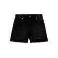 thumbnail image 1 of Wonder Nation Girls Frayed Hem Shorts, Sizes 5-18, 1 of 3