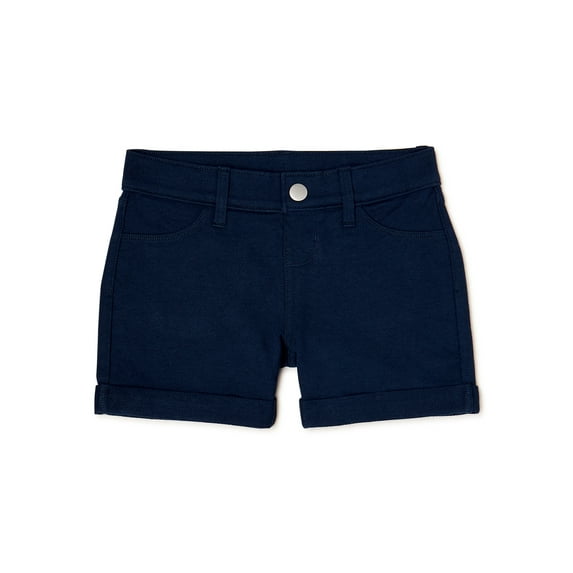 Wonder Nation Girls French Terry Shorts, Sizes 4-18 & Plus