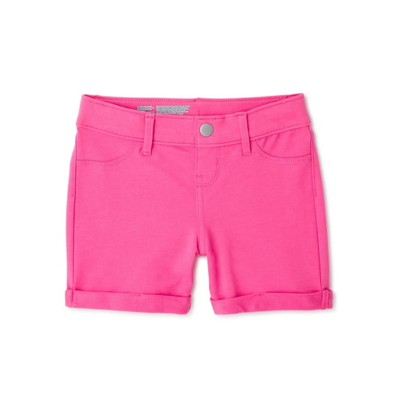 Wonder Nation Girls French Terry Shorts, Sizes 4-18 & Plus