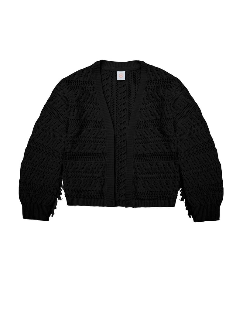 Wonder Nation Girls Fringe Cardigan, Sizes 4-18 Plus