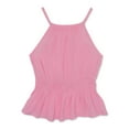 thumbnail image 1 of Wonder Nation Girls Gauze Halter Tank Top, Sizes 4-18 & Plus, 1 of 3