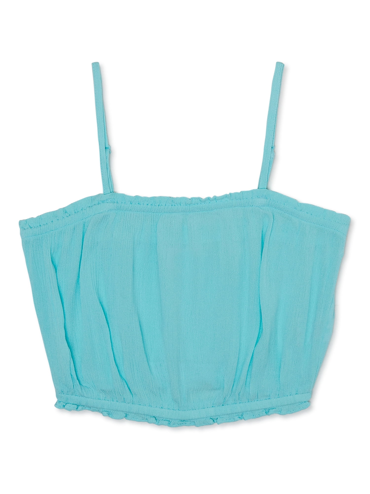 Wonder Nation Girls Gauze Tank, Sizes 4-18 & Plus