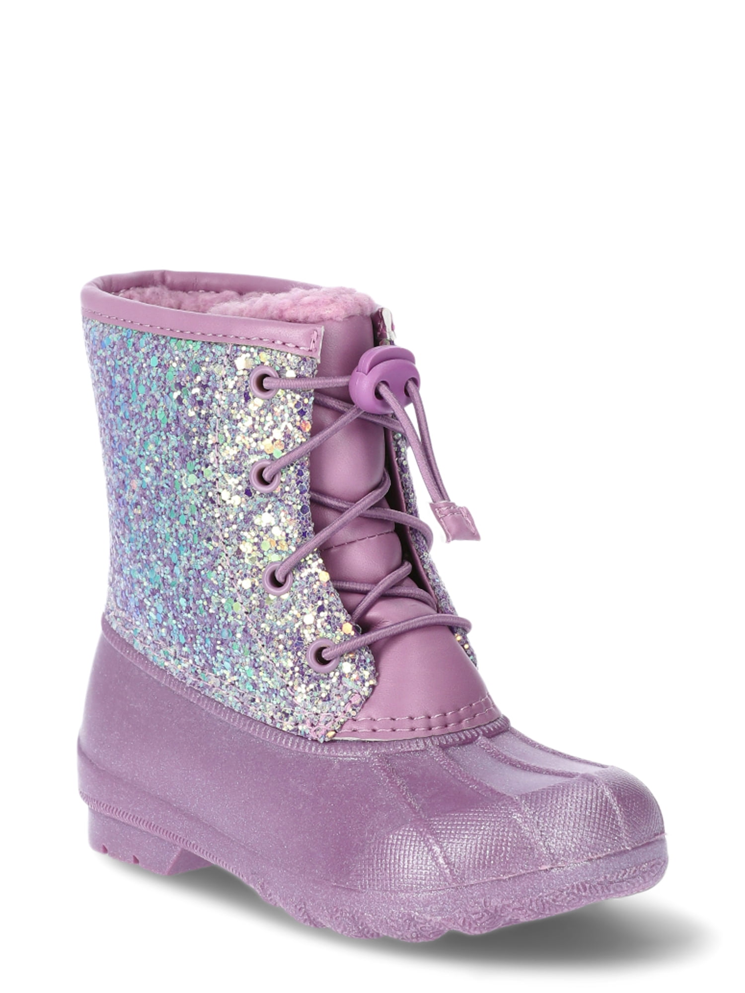 Wonder Nation Toddler Girl Glitter Duck Boots