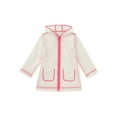 Wonder Nation Girls Glitter Rain Jacket, Sizes 418 & Plus