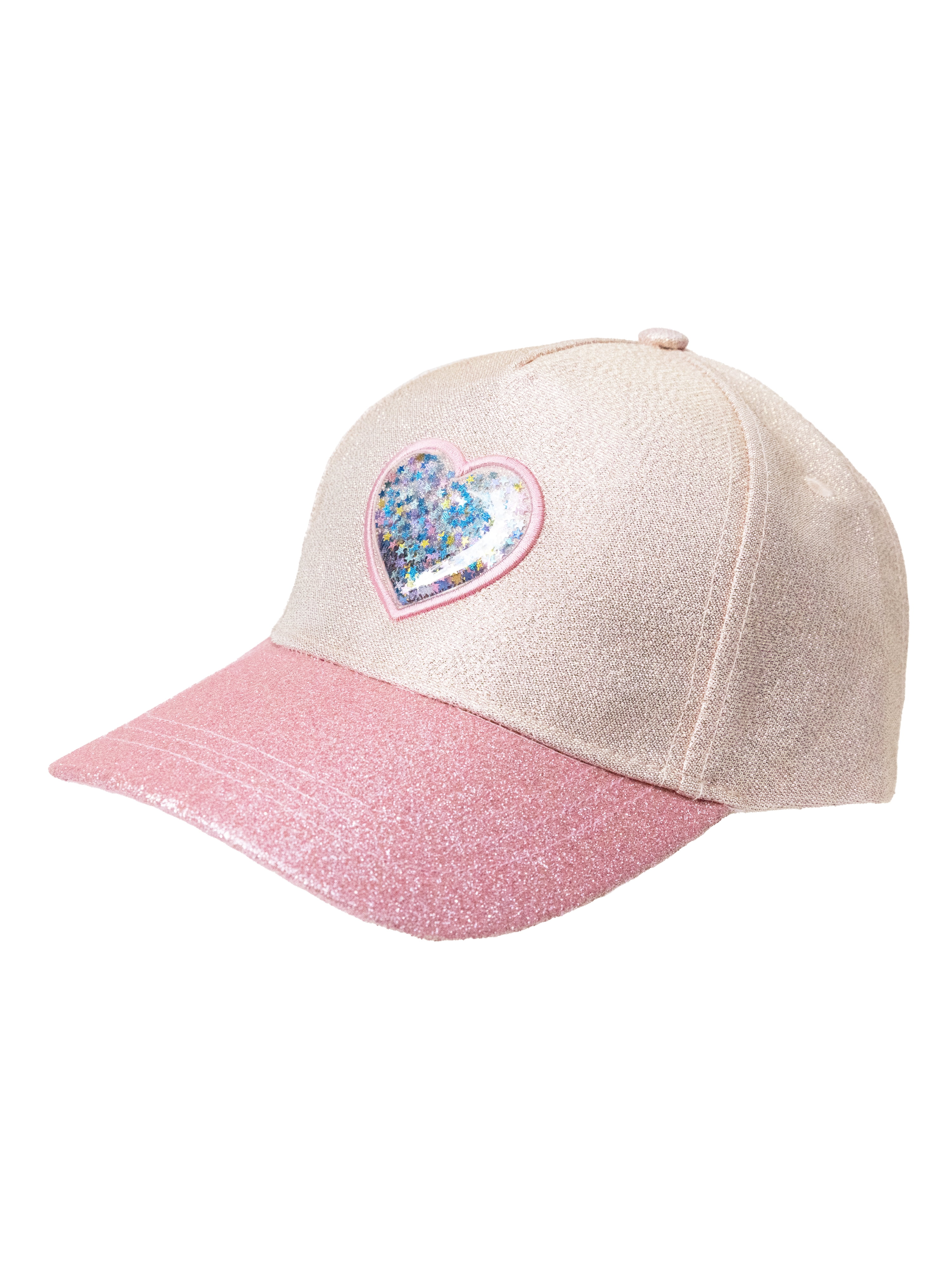 Wonder Nation Girls Heart Patch Baseball Hat
