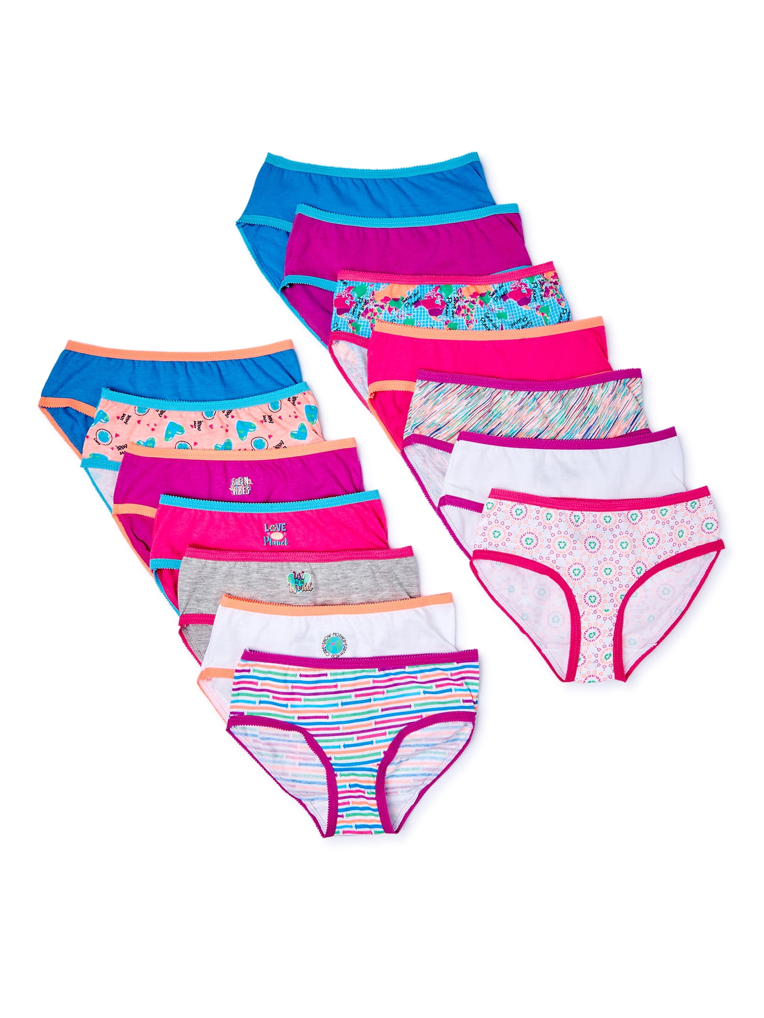 Shop Wonder Nation Girls Hipster Underwear 14Pack Great Prices Await