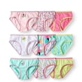 thumbnail image 1 of Wonder Nation Girls' Hipster Underwear, 9 Pack Panties (Little Girl & Big Girl), 1 of 2