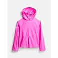 thumbnail image 1 of Wonder Nation Girls Hooded Rash Guard with Long Sleeves, Sizes 4-16, 1 of 3