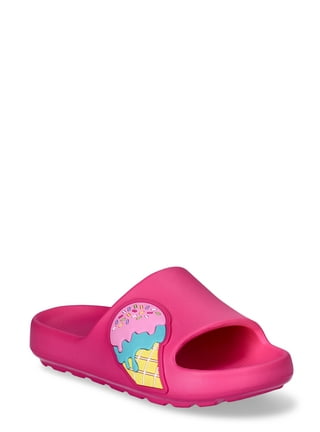 Girls Slide Sandals in Girls Sandals Pink Walmart