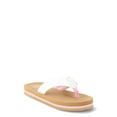 thumbnail image 1 of Wonder Nation Girls Iridescent Sporty Flip Flop Sandals, 1 of 5